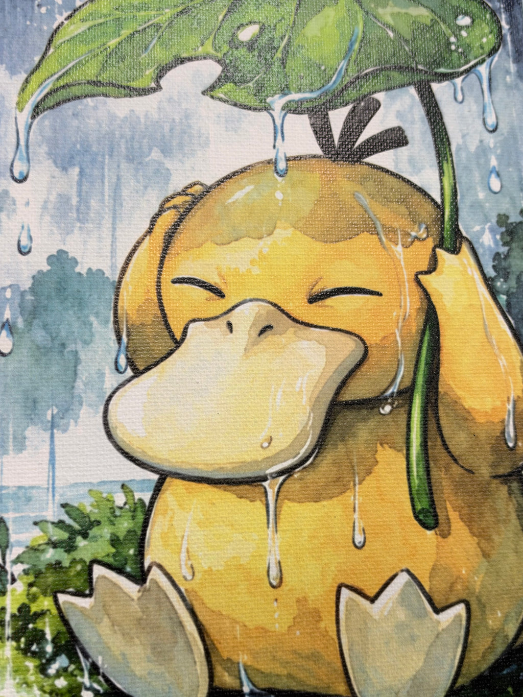 Psyduck canvas