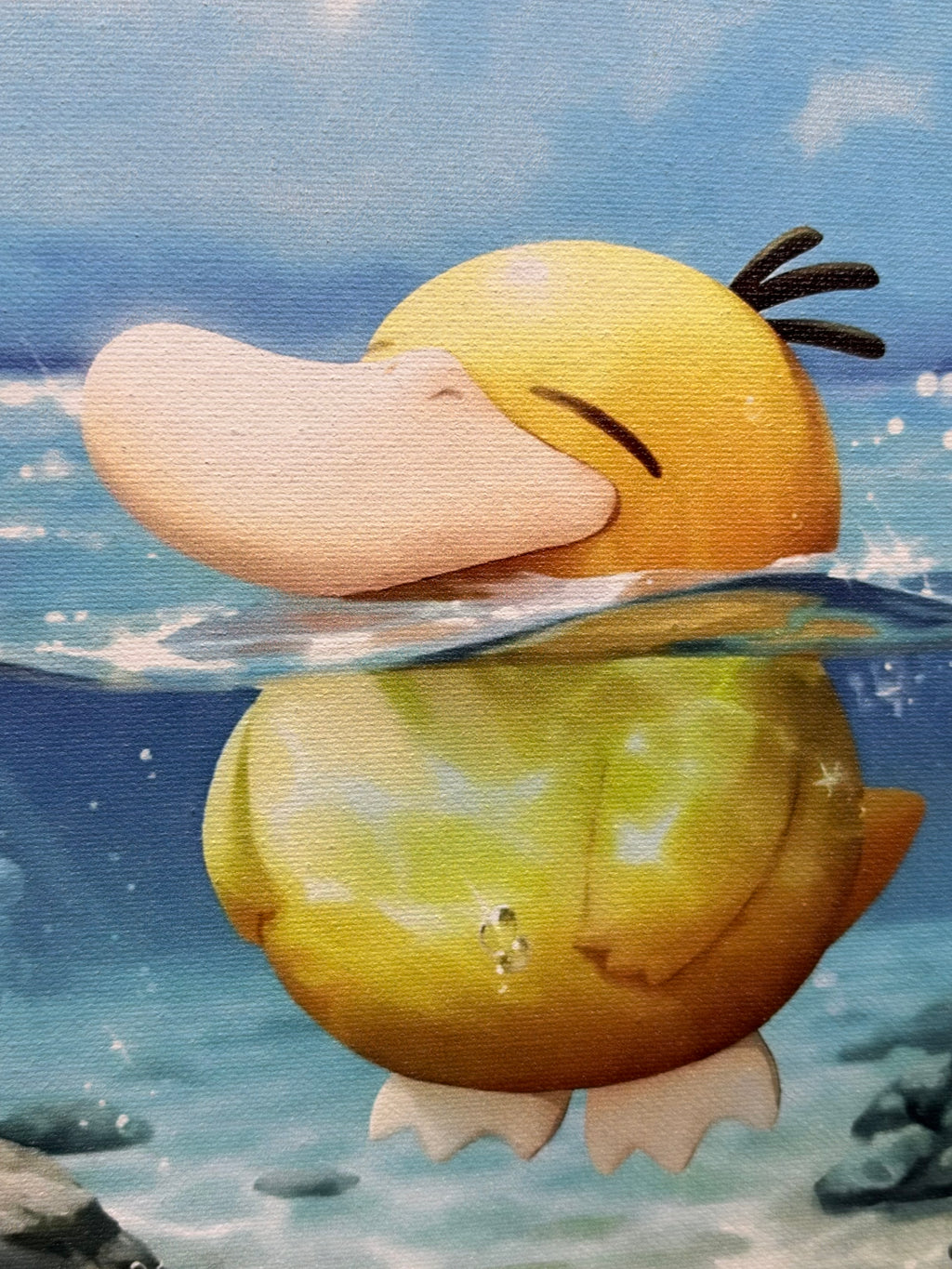 Psyduck canvas