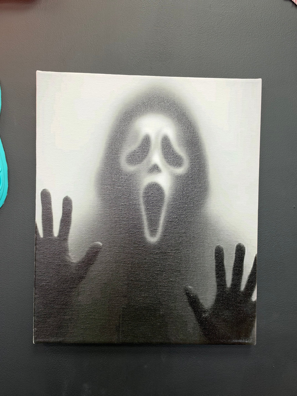 Ghost face canvas