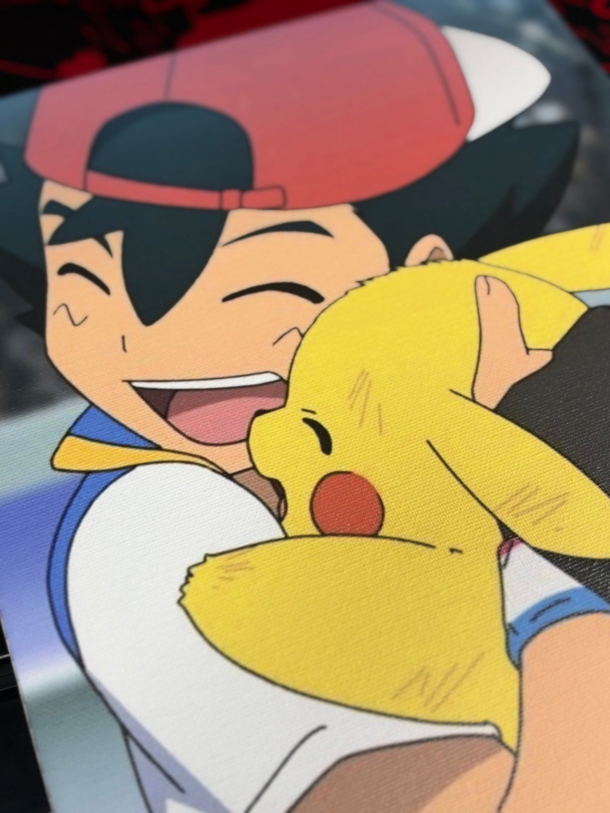 Ash and pika canvas