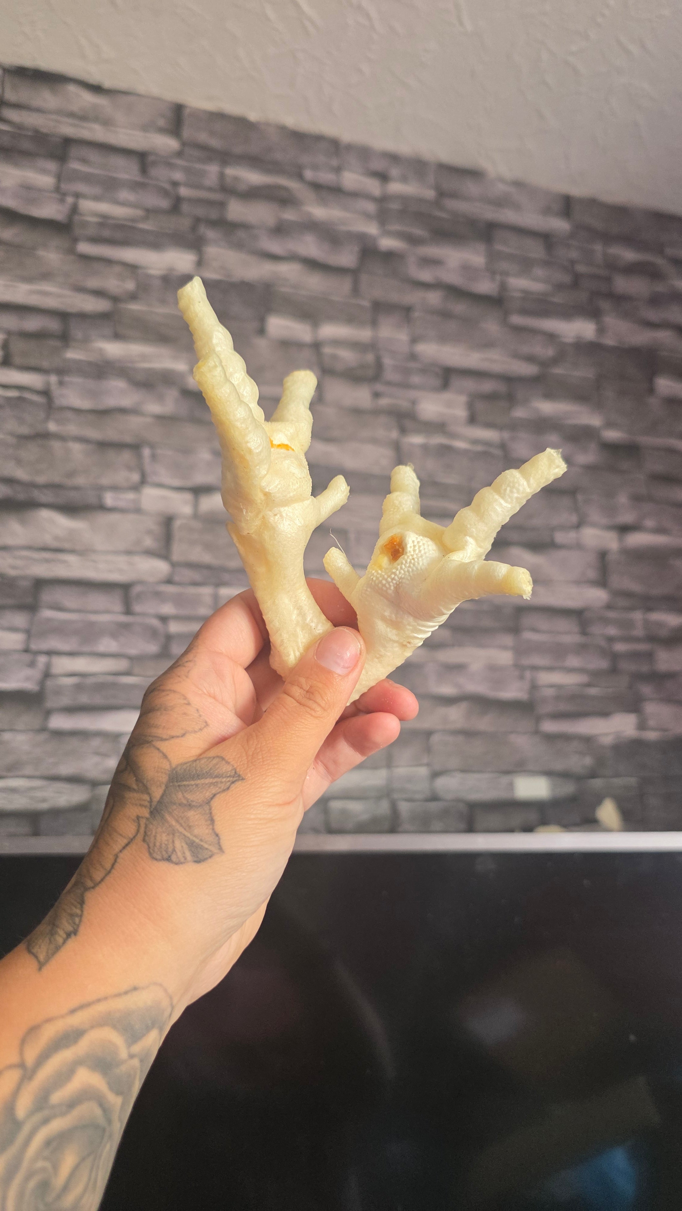Puffed chicken feet (100g)
