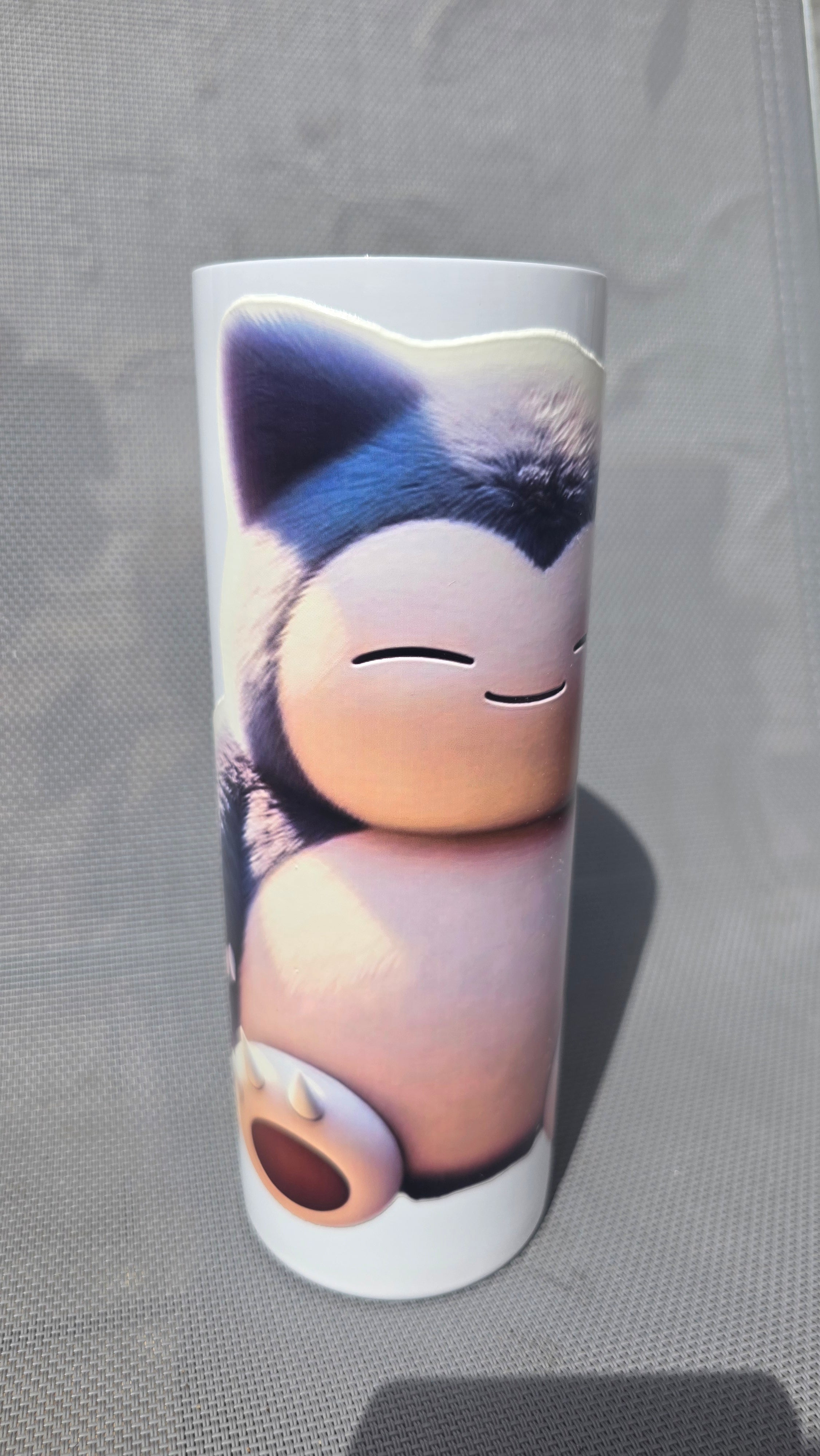 Snorlax tumbler- raised texture
