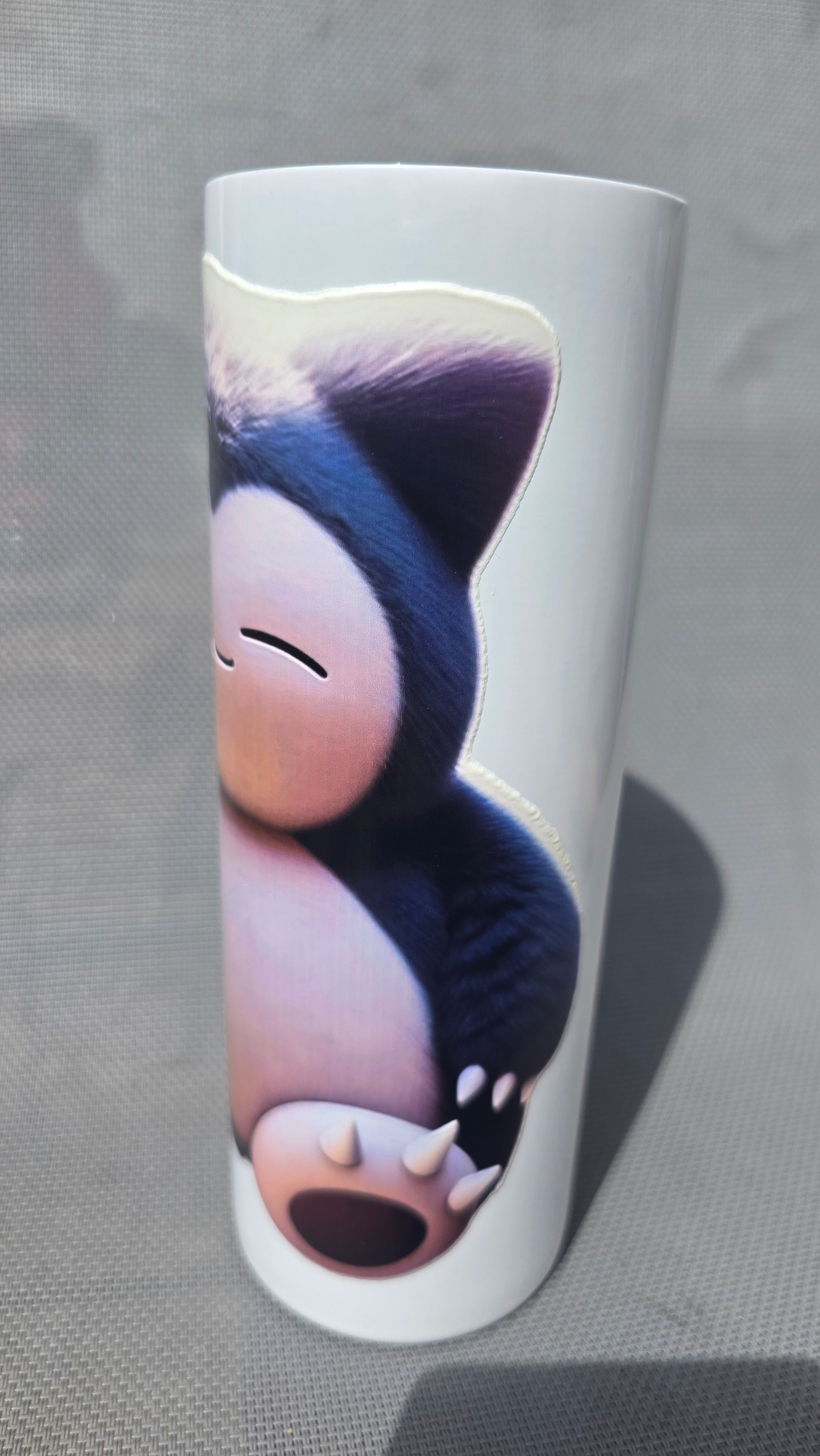 Snorlax tumbler- raised texture