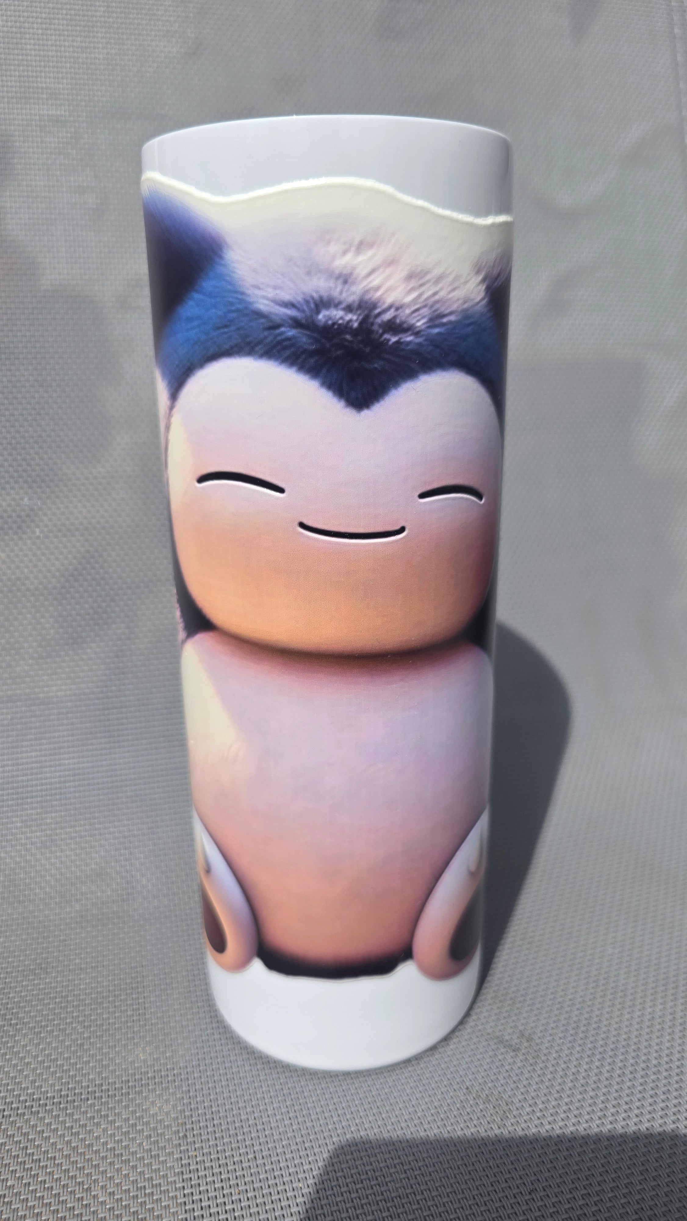 Snorlax tumbler- raised texture