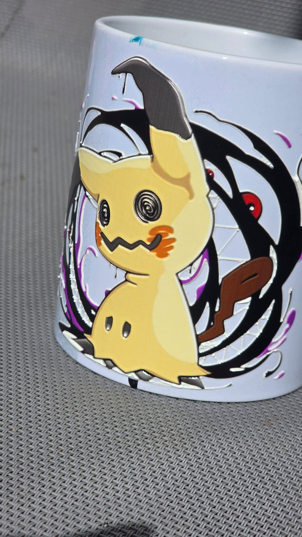 Mimikyu mug - raised texture