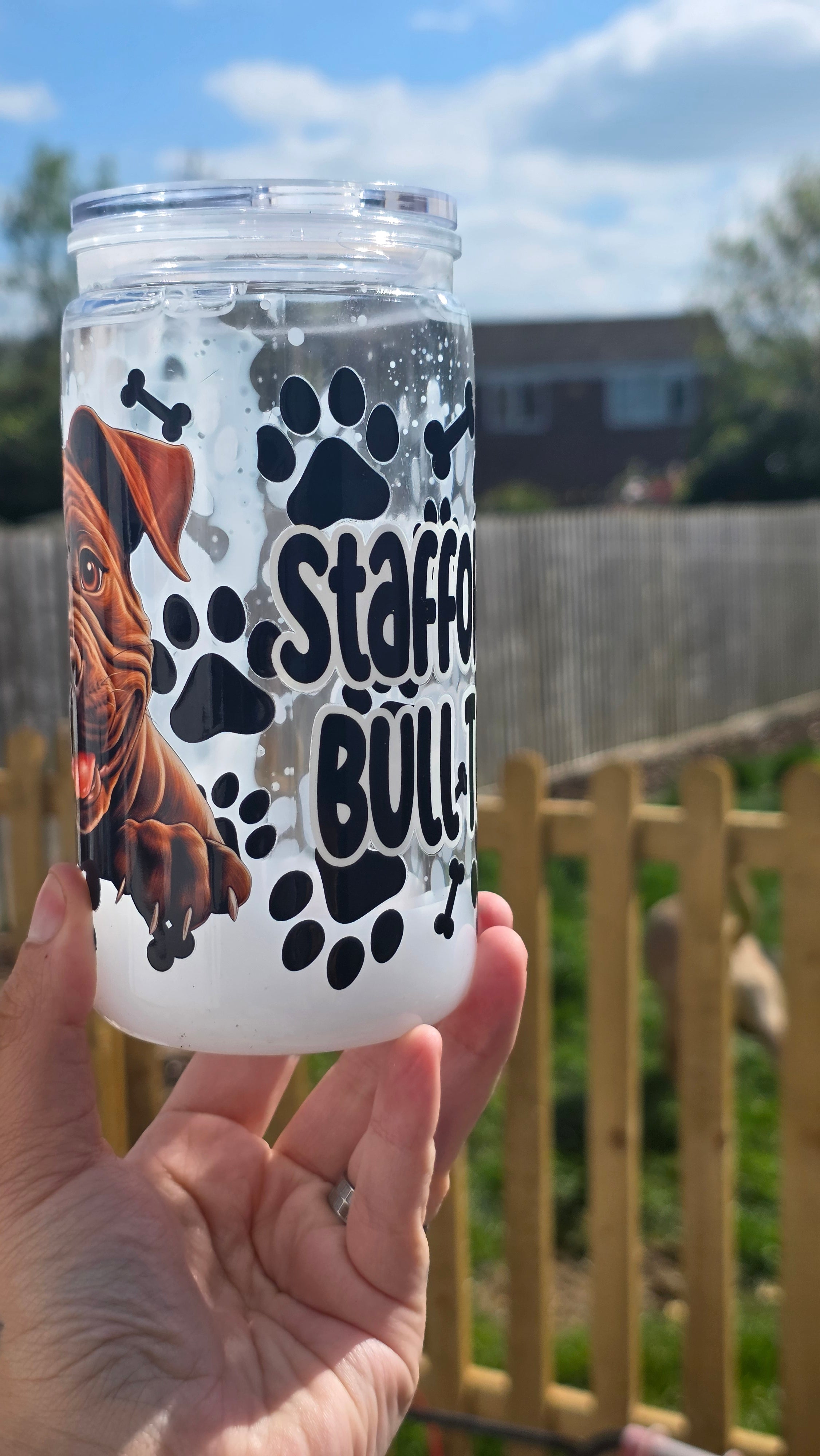 Staffie tumbler